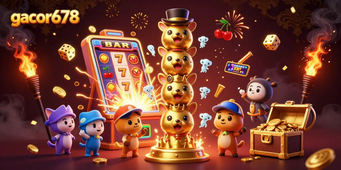 Engage with gacor678's thrilling casino experience featuring vibrant 3D characters and vibrant jackpot visuals.