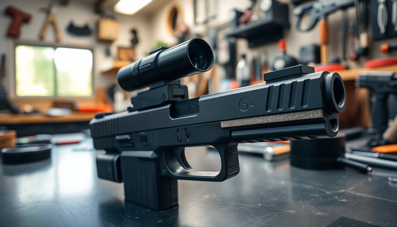 Examine the glock 19 slide mos showcasing its precision design and optics-ready features.
