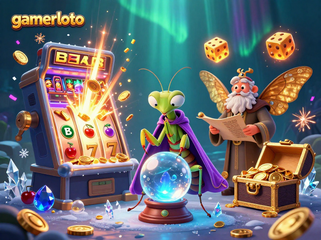 Engage with gamerloto’s thrilling slot adventures featuring an enchanting fortune teller and captivating characters.
