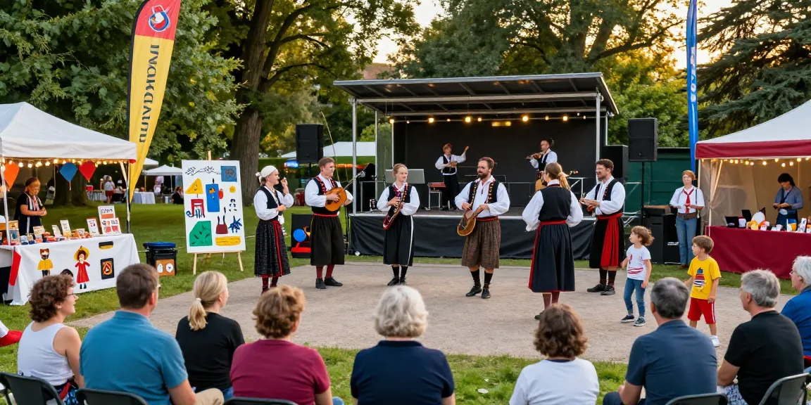 Experience M98 สล๊อตเว็บตรง at a vibrant outdoor Breton festival with music, dance, and community celebration.