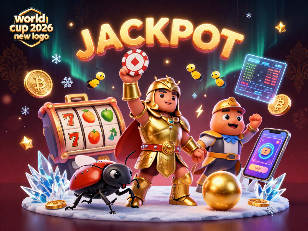 Experience thrilling gameplay with the world cup 2026 new logo highlighted in a vibrant casino scene.