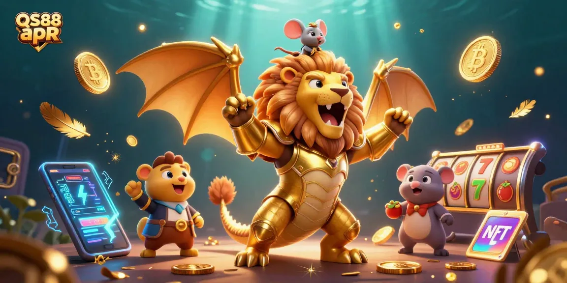 Engage with QS88 apR's games in a vibrant 3D casino world filled with excitement and opportunities.