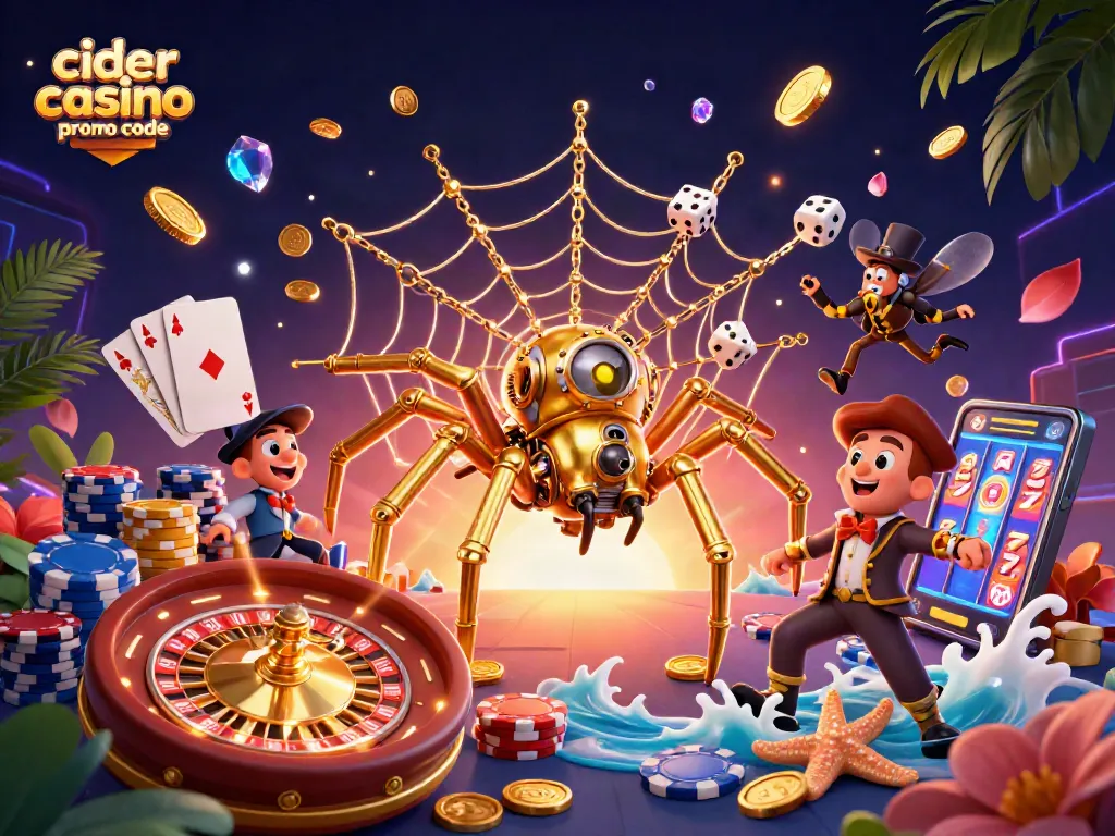 Win free Sweeps Coins with the cider casino promo code while enjoying a vibrant casino scene.