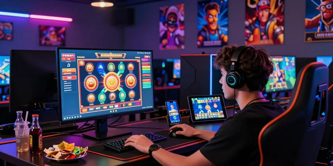 Engaging online gaming atmosphere showcasing situs 888 with vibrant lighting and immersive gaming setup.