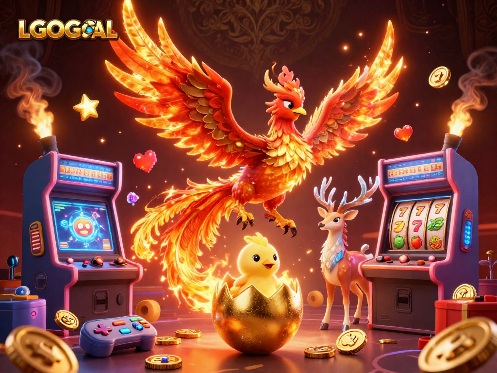 Experience exhilarating gameplay with LGOGOAL, featuring rich casino elements and dynamic characters.