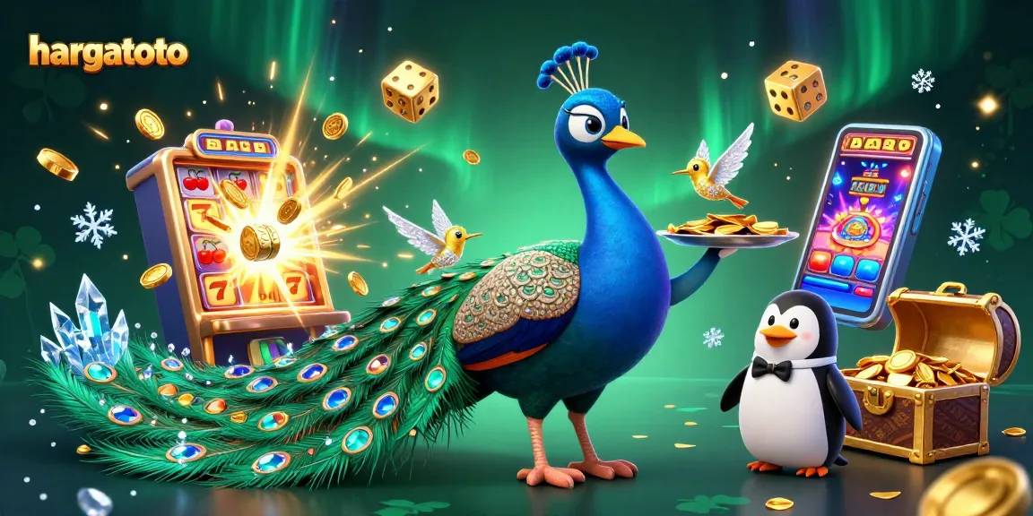 Experience the excitement of hargatoto with vibrant slot machines and dynamic casino elements.