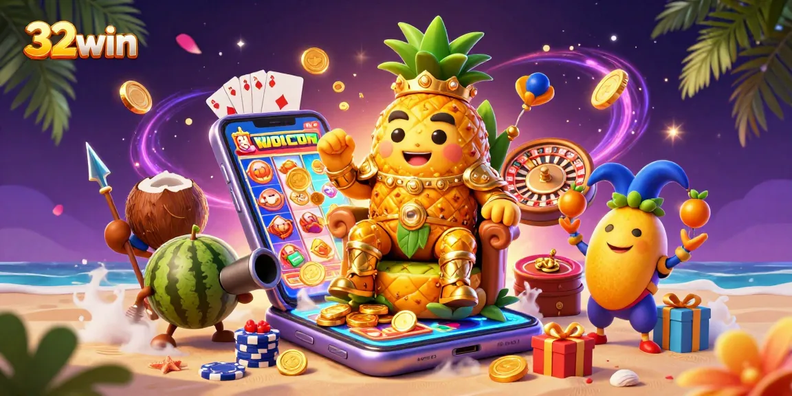 Engage in thrilling gameplay with 32win's dynamic slot games and casino fun.