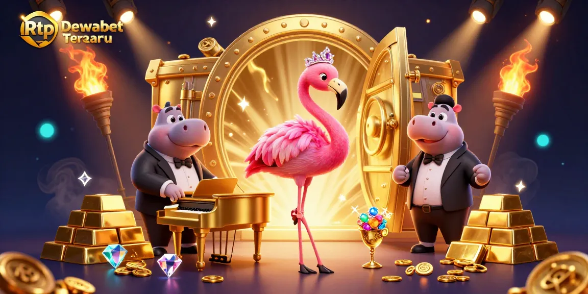 Experience Rtp Dewabet Terbaru through a vibrant scene showcasing thrilling casino elements and characters.