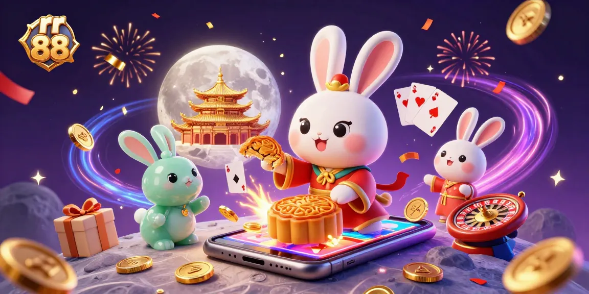 Join the 3D rabbit in traditional folklore starring in an rr 88 casino scene full of excitement