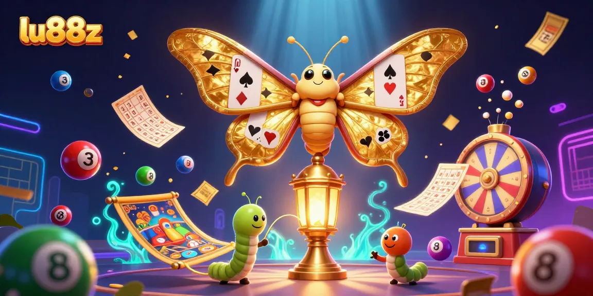 Experience the thrill of winning at lu88z with an energetic lottery scene featuring vibrant elements.