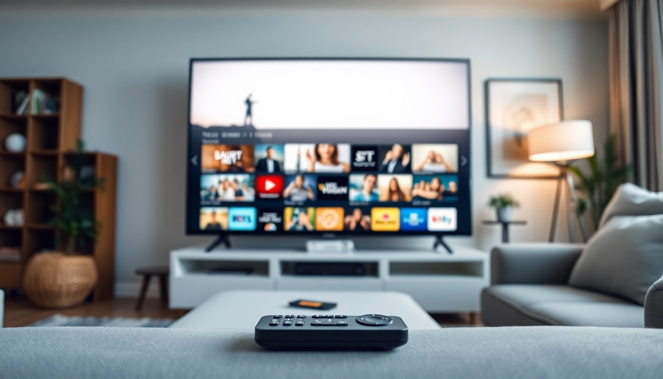 Experience a seamless IPTV Trial with diverse content options in a cozy setting.