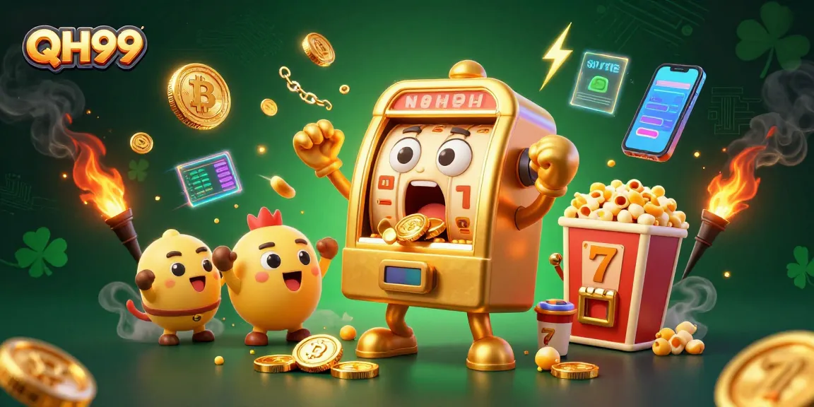 Experience QH99 excitement with jackpot-filled golden slot machines and cryptocurrency elements