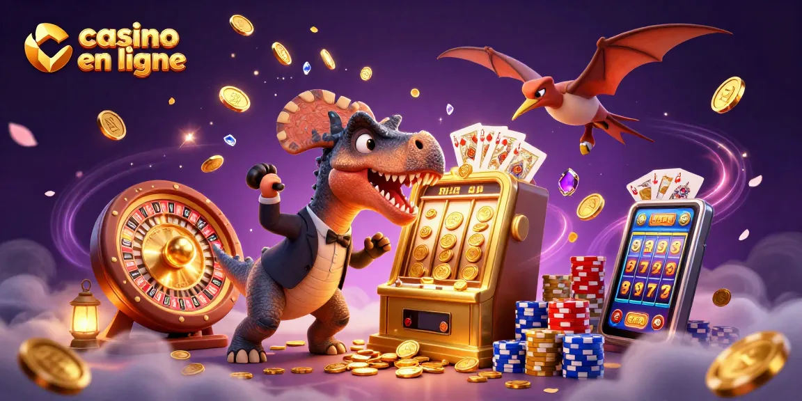 Des jeux captivants de casino en ligne avec un pachycéphale et un ankylosaure dans une scène dynamique.
