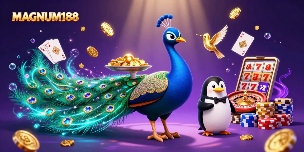Experience thrilling wins at MAGNUM188 with dynamic casino elements and sparkling treasures.