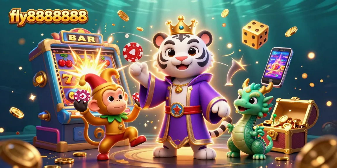 Experience thrilling wins with fly88888888 as the white tiger, golden monkey, and jade dragon bring casino excitement alive.