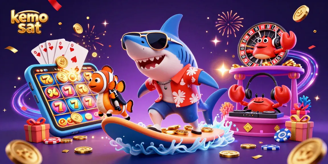 Surf the waves of entertainment with kemo sat, featuring dynamic casino gaming elements.