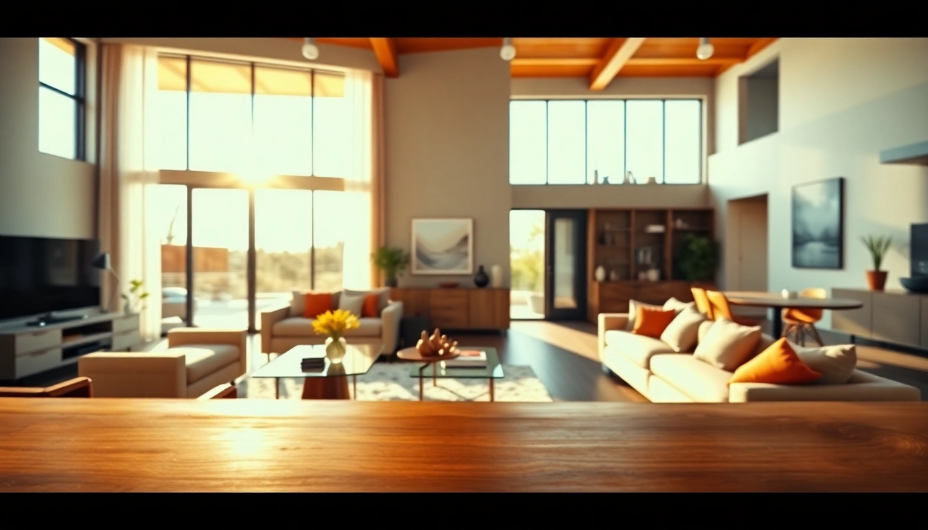 Capture stunning real estate photography displaying a stylish interior with bright lighting.