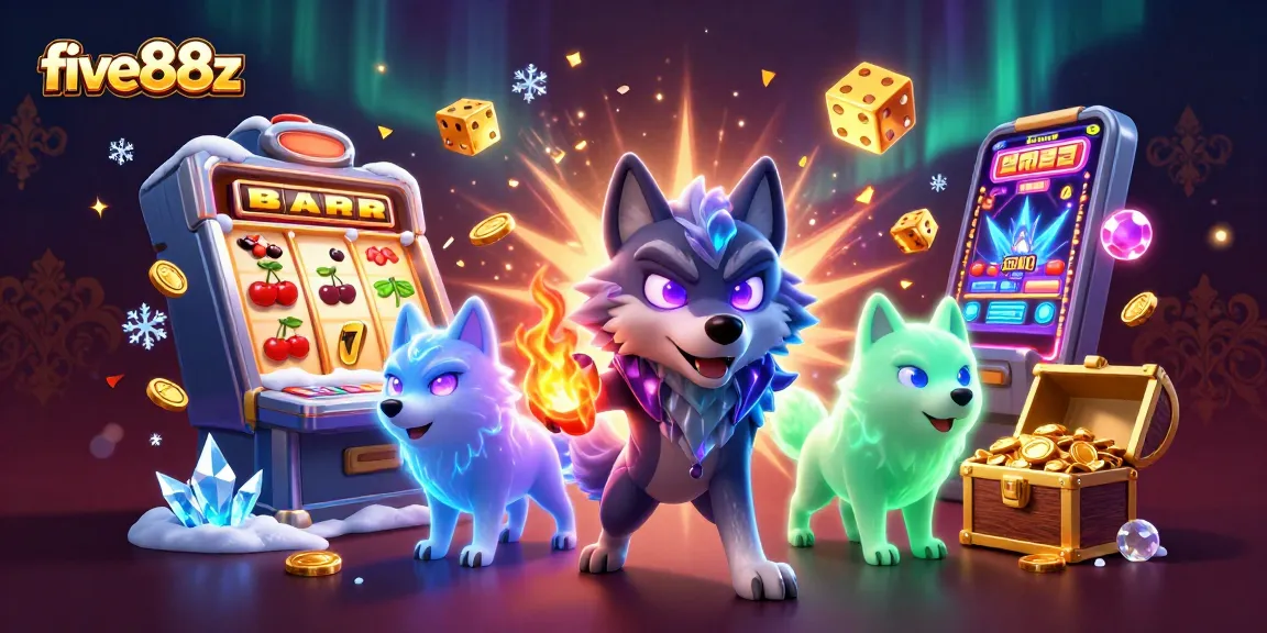 Experience excitement with five88z as the majestic wolf leader embodies fortune amidst a jackpot frenzy.