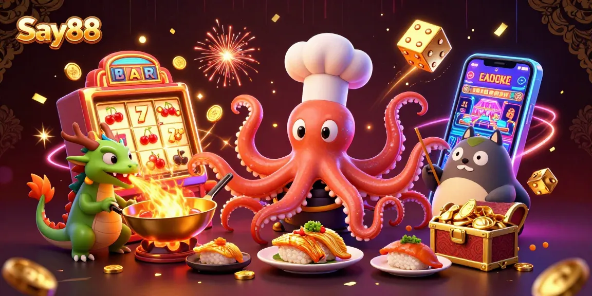 Experience thrilling jackpots at Say88 with colorful 3D slot machines and engaging characters.